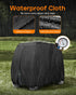 Golf Cart Cover for 4 Passenger, Heavy Duty 420D Waterproof Covers, Extended Roof Compatible with EZ GO Club Car