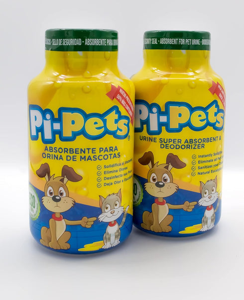PI-Pets Urine Super Absorbent Solidifier & Deodorizer Powder, Portable Toilet Clean Waste Chemicals, Eco Friendly