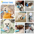 6 Pack Puppy Teething Toys, Blue Small Breed Chew Toys with Rope, Plush Squeaky Set for Interactive Pet Play