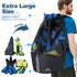 XL Mesh Scuba Diving Bag Backpack for Snorkeling Gear & Equipment, Holds Mask, Fins, Snorkel