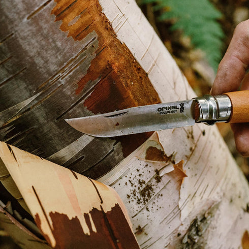 Opinel No.06 Folding Pocket Knife with Beechwood Handle