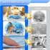 Cat Dog Water Mat with Remote Control LED Boat, Thickened Anti-Scratch Leak Proof Cat Water Sensor Play Mat, Non-Slip