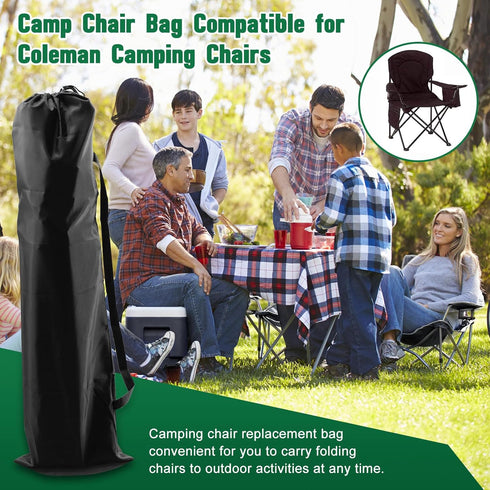40.74inches, 2Pack Camping Chair Replacement Bags for Coleman, Folding Camping Chair Carry Bags Replacement for Camp