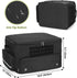 Golf Trunk Organizer Storage - Separate Compartment for 2 Pair Shoes up to US Mens 16, Golf Car Locker for Balls, Tees,
