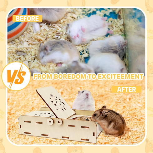 Hamsters,Chinchillas,Rats Big+Spring+Sales,Hamsters Foraging Toys, Small Animals Hide Treats Foraging Puzzle