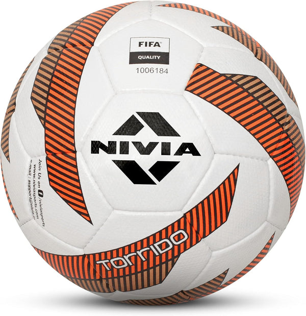 NIVIA 279 Torrido Pu Football, Size 5 White/Green