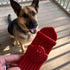 Doggie Dooley Fire Hydrant Heavy Duty Dog Chew Toy for Aggressive Chewers, Red, USA Made Nylon, Large, 7 inch (5001N)