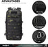 20L Backpack 13" 1050D Commuting Daypack AMHEH Slim Tactical - Laptop Suspended Protection, Heavy Duty Urban Everyday