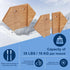 Hang 11' Ski Wall Mount - Vertical Ski Storage Rack, Ski Holders, Ski Holder Wall Mount, Ski Rack for Garage
