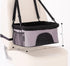 20lb ROODO Deluxe Dog Booster Seat with Height-Adjustable Foldable Metal Frame and Safety Leash,Portable Pet Car Seat