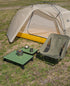 Compact Folding Beach Table: iClimb Ultralight Mini Table (Green, L)