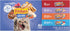 Pack, 48 Purina Friskies Wet Cat Food Variety Shreds With Beef, Turkey and Cheese Dinner, Chicken and Salmon Dinner