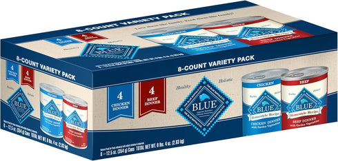 Blue Buffalo Homestyle Recipe Natural Adult Wet Dog Food Variety Pack, Chicken