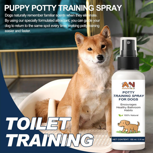 5 oz /150ml Potty Training Spray for Dogs fl Dog Pee Training Aid for Puppies & Adults Dogs Helps Guide Dog to Pee Pads