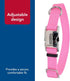 Coastal Pet Adjustable Dog Collar with Metal Buckle - Neon Pink, 1" x 18" - 26"