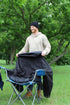 Wolf Essentials Anywear Cushion Hooded Blanket Weather Resistant Fleece & Vinyl, Portable Seated Comfort for Camping