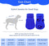 uxcell Small Dog Sweater, Thick Twisted Knit Pullover Turtleneck Apparel, Soft Winter Warm for Small Medium Dogs (Blue,