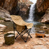2.2lbs, CTESNELightweight & PortableFolding Camping Chair Outdoor Chair with Side Pocket & Storage Bag, Folding Chair