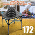 Opliy Portable Folding Camping Table for 1-2 Persons, Lightweight Collapsible Table with Carry Bag for BBQs, Hiking,