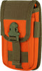 IronSeals Compact Tactical Molle Pouch | EDC Waist Pack Phone Holster for 4.7"-6.9" Phones with Card Slots