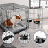Dog Crate Bowls Hanging 2 Pack, ShineMe No Spill Metal Feeder Bowls for Large and Medium Dogs