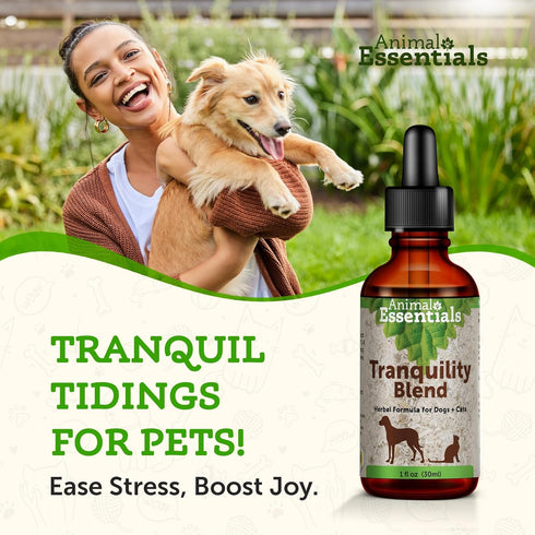 Animal Essentials Tranquility Blend for Dogs & Cats, Calming Supplement, 1 Fl Oz