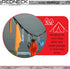 RC Tent Organizer Line Kit - 5ft Camping Clothesline with Tent Gear Line and Camp Hanging Hooks