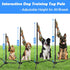 2 Tether Outdoor Dog Toy,Interactive Exercise Game in Yard Park Tug of War for Large Medium Small Dog Puppy with Rope