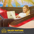 Hammock 500 lb Hammock Travel/Backpacking/Beach/Backyard Durable Capacity, Nylon Camping Chair - Double or Single Sizes