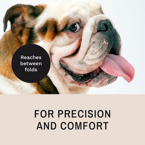 Eye Envy ProPowder Applicator Brush for Dogs and Cats, Large, Washable Superfine Fiber