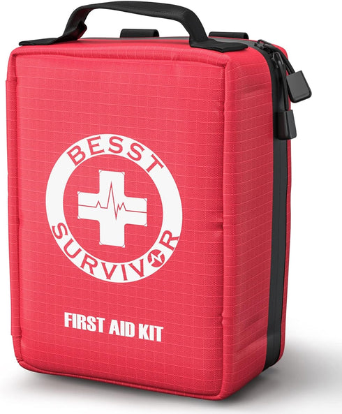 Upgrade First Aid Kit - Premium Molle System Trauma Kits for Car, Home, Hiking, Camping, Outdoor Emergencies