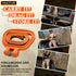 MULTUS Perfect Deer Drag, Durable Safety Reflective Orange Strap with Comfort Grip Handle for Game Dragger