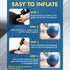 ProBody Pilates Exercise Ball - Multiple Sizes Gym Grade Balance Ball for Fitness, Yoga, Workout, Pregnancy & Physical