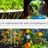 AQUANEAT 12Pack 0.6 inch Aquarium Air Stones - Bubble Diffuser for Fish Tanks and Hydroponics