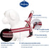 Blueberry Pet 4 Colors Soft & Comfy 3M Reflective Jacquard Padded Dog Harness, Chest Girth 16.5" - 21", Marsala Red