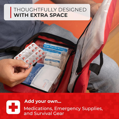 First Aid Kit – 291 Pieces of Hospital Grade Medical Supplies for Emergency Situations