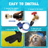 Dog Shower Attachment Glove, Pet Washing Brush Sprayer Bath Scrubber with Towel for Indoor and Outdoor Bathing