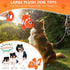 Squeaky Dog Toys, Durable Interactive Tug of War Puppy Toys for Indoor and Outdoor Play, Soft Fabric for All Dogs