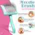 Brodie Dog Brush - Slicker Brush for Shedding and Grooming, Best for Long Haired Dogs and Pets