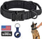 DAGANXI Tactical Dog Collar, Adjustable Military Training Nylon Collar with Control Handle for Medium and Large Dogs