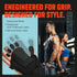 MAVA Open Gym Gloves for Men & Women; Padded Weight Lifting Gloves with Wrist Support for Comfort, Protection;