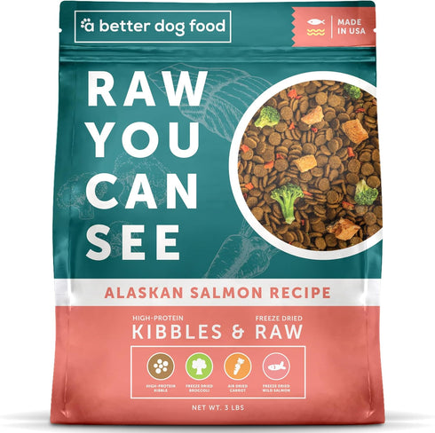 A Better Dog Food | Salmon Dry Dog Food | Raw You