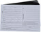 Gray Dog Grooming Client Cards, 4X6 (100 Pack), Client Information Clip Cards for Pet Groomers