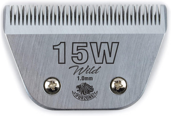 Detachable Blade - Size 15W Wide Blade 3/64", Extra Durable Japanese Steel, Compatible with Most A5 Clippers