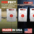 EZ2C 11"x17" 25 USA Made Right Hand/Left Hand Shooting Range Diagnostic Training Paper Target Tear-Off Pad