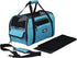 EliteField Soft Sided Pet Carrier (3 Year Warranty, Airline Approved), Medium: 17" L x 9" W x 12" H, Sky Blue