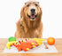 Rubber Chicken Dog Toy, 3 Pack Latex Squeaking Chicken Toys, Funny Interactive Fetch Toy for Small Medium Large Dogs