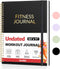 Fitness Journal Workout Planner, A4(8.5" x 11") Undated Journal & Log Book for Men & Women, Track Progress & Goals