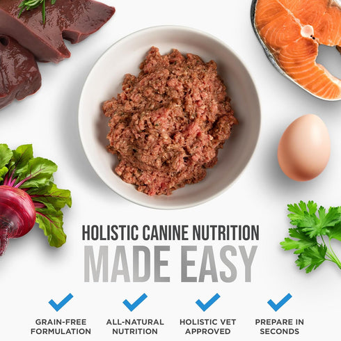 Know Better for Dogs - Beef Recipe, RAW or Cooked Premix/Supplement for Homemade Dog Food, All Natural