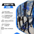 Security Cable Lock Set - 5ft to 25ft Weatherproof Looped Ends U-Lock for Bikes and Outdoor Equipment